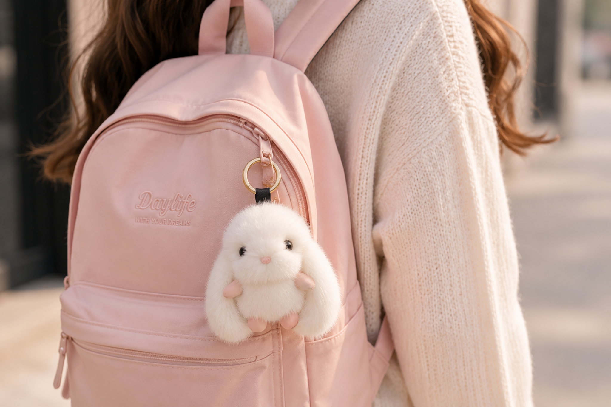 Bunny am Rucksack